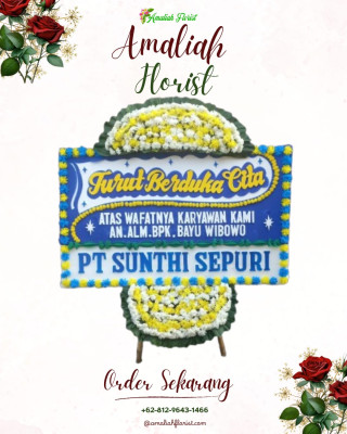 Papan Bunga Duka di Sidamulih