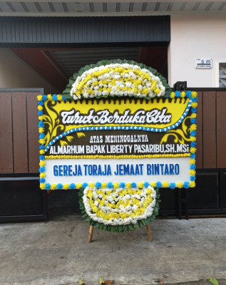 Papan Bunga Duka di Sidamulih